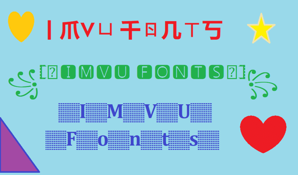 IMVU Font Generator
