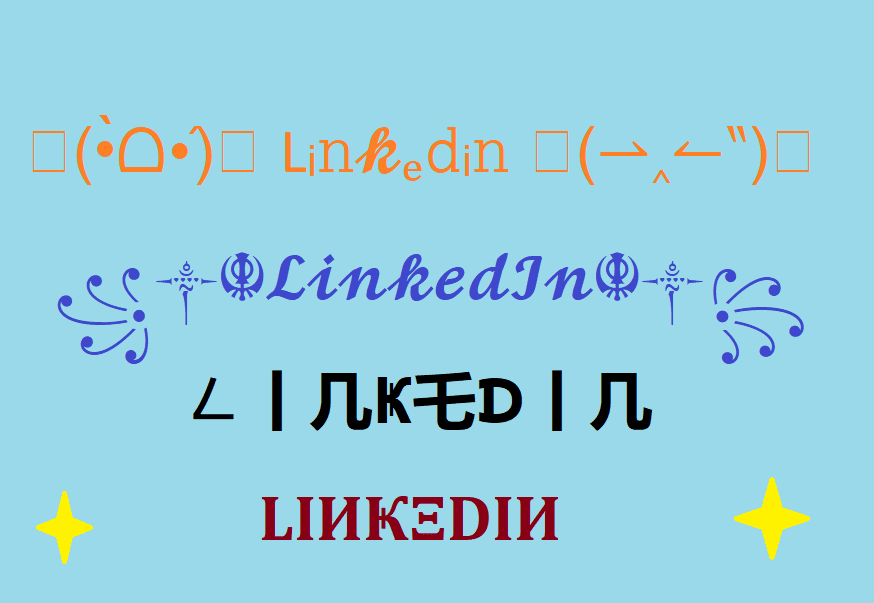 LinkedIn Font Generator