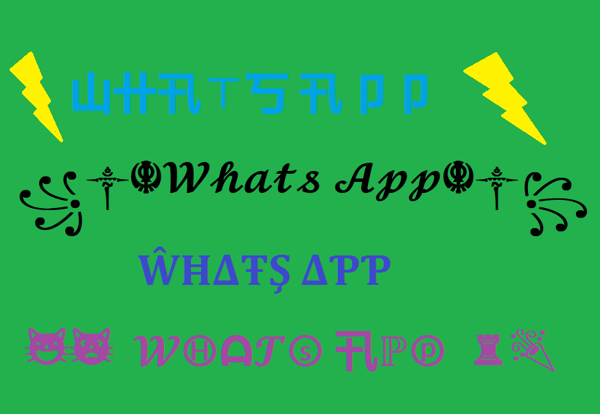 WhatsApp Font Generator