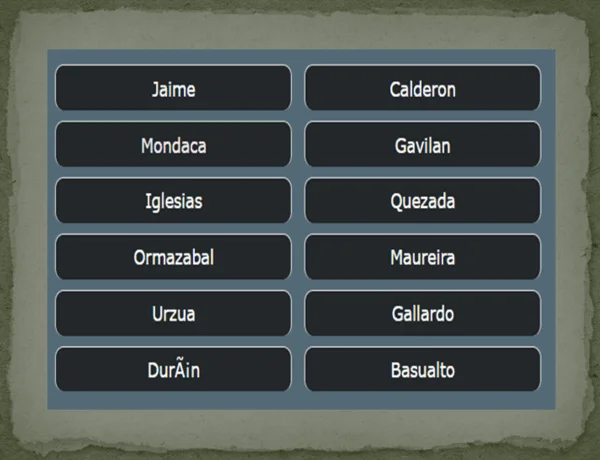 Chilean surnames