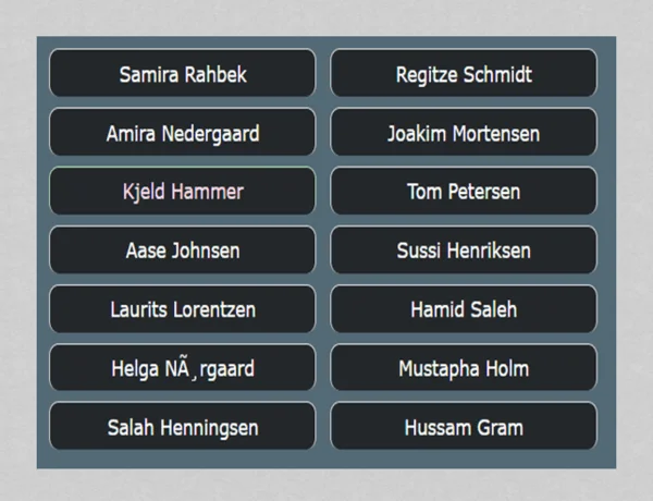 Danish names