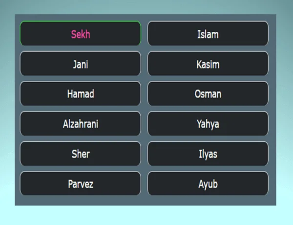 Saudiarabian surnames