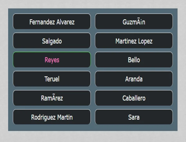 Spanish surnames